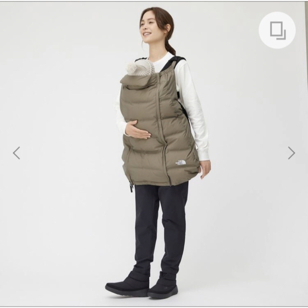 THE NORTH FACE(ザノースフェイス)のTHE NORTH FACE  マタニティダウンコート　ウォルナット レディースのジャケット/アウター(ダウンジャケット)の商品写真