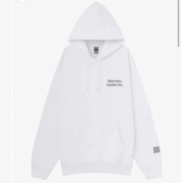 1LDK SELECT(ワンエルディーケーセレクト)の【Lサイズ】Mercedes Anchor Inc. Hoodie White メンズのトップス(パーカー)の商品写真