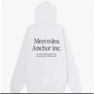 ワンエルディーケーセレクト(1LDK SELECT)の【Lサイズ】Mercedes Anchor Inc. Hoodie White(パーカー)