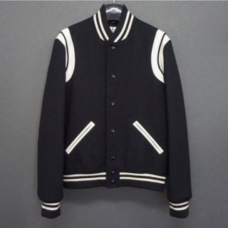 SAINT LAURENT PARIS 17aw フラミンゴ柄テディジャケット | www