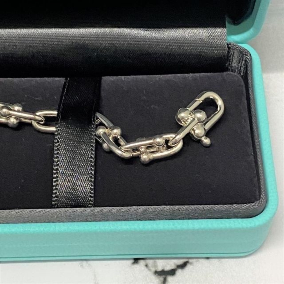 新品★TIFFANY ミディアム リンクブレスレット ラージサイズ スターリング