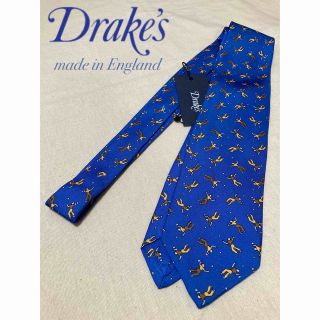 ドレイクス(DRAKES)の【新品】Drake's／ドレイクス／ネクタイ／テニス柄／スポーツ／モチーフ(ネクタイ)