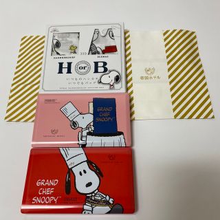 スヌーピー(SNOOPY)のSNOOPY 帝国ホテルチョコレート & ハンカチバッグ(キャラクターグッズ)