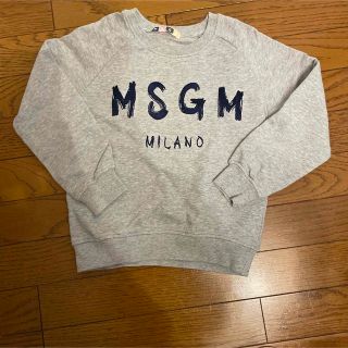 エムエスジイエム(MSGM)のMSGMキッズ　刺繍ロゴスウェット　4Aサイズ(その他)