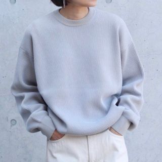 オーラリー(AURALEE)のAURALEE SUPER HARD TWIST RIB KNIT P/O(ニット/セーター)