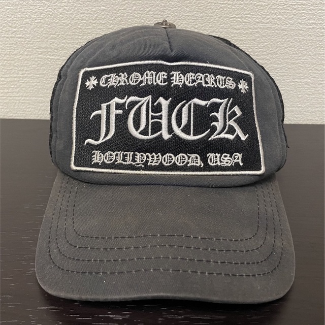 正規品 クロムハーツ(Chrome Hearts)キャップ FUCK ブラック 正規