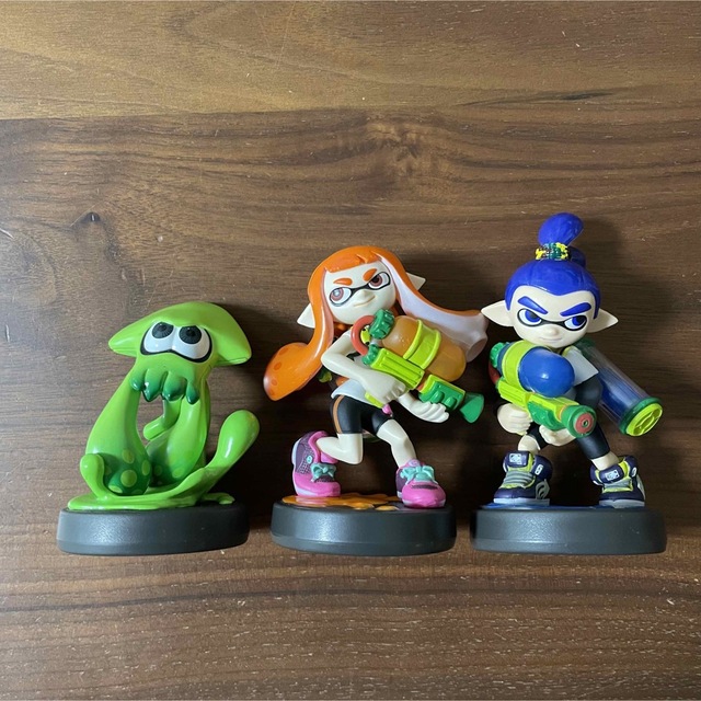 Nintendo Switch(ニンテンドースイッチ)のスプラトゥーン amiibo ガール ボーイ イカ 任天堂 Splatoon エンタメ/ホビーのフィギュア(ゲームキャラクター)の商品写真