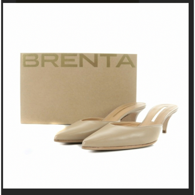 BRENTA ファー　ミュール　39 Deuxieme Classe