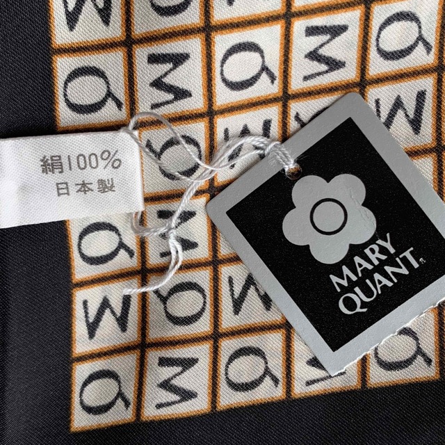 MARY QUANT(マリークワント)の【新品】MARY QUANT シルク ハンカチ  レディースのファッション小物(ハンカチ)の商品写真