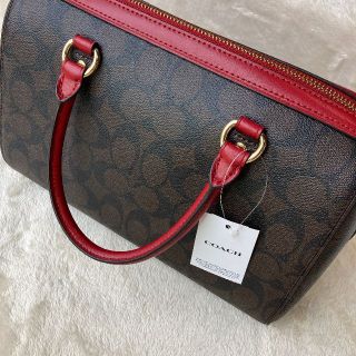 COACH - 新品未使用 COACH コーチ ショルダーバッグ 2way 赤ライン ...