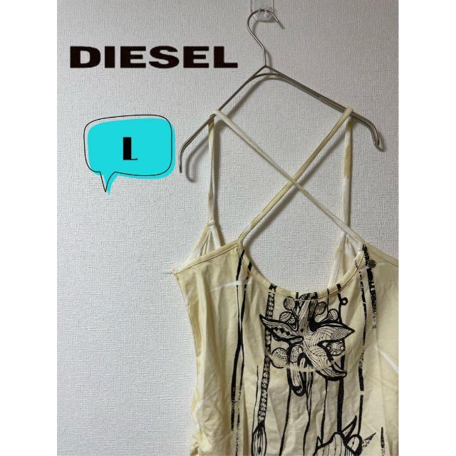 DIESEL(ディーゼル)の未使用 DIESEL ディーゼル レディースキャミソール　L レディースのトップス(キャミソール)の商品写真