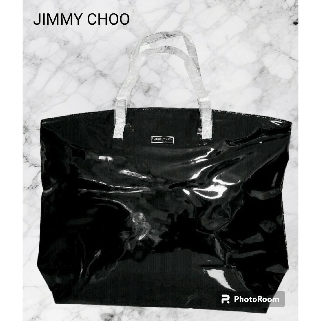 JIMMY CHOO(ジミーチュウ)のジミーチュウ　JIMMY CHOO　トートバッグ　黒 レディースのバッグ(トートバッグ)の商品写真