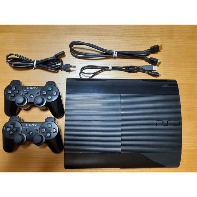 PlayStation3(プレイステーション3)のプレイステーション3本体　PS3 CECH-4300C(500GB) エンタメ/ホビーのゲームソフト/ゲーム機本体(家庭用ゲーム機本体)の商品写真
