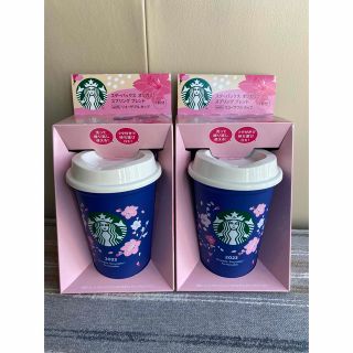 スターバックスコーヒー(Starbucks Coffee)のスタバ オリガミ リユーザブルカップ スプリングブレンド SAKURA ブルー(タンブラー)