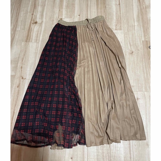FRAPBOIS(フラボア)のfrapboisのプリーツロングスカート レディースのスカート(ロングスカート)の商品写真