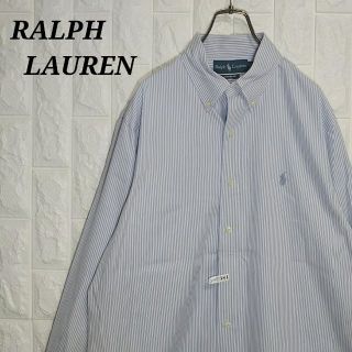 ラルフローレン(Ralph Lauren)のポロラルフローレン BDシャツ クリーニング済 ストライプ 薄手 ワンポイント(シャツ)