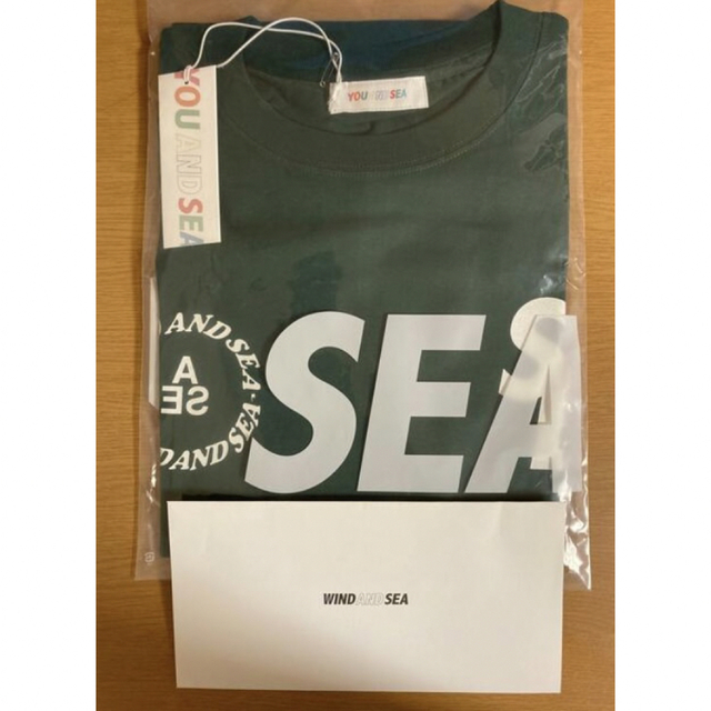 WIND AND SEA(ウィンダンシー)のWIND AND SEA カスタムTシャツ YOU AND SEA XLサイズ メンズのトップス(Tシャツ/カットソー(半袖/袖なし))の商品写真