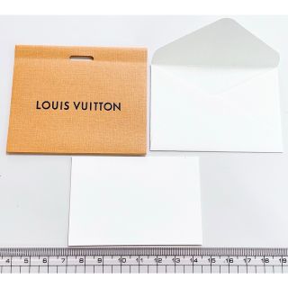 ルイヴィトン(LOUIS VUITTON)のルイヴィトン ☆2セット☆  大・小  メッセージカード＆封筒  (ショップ袋)