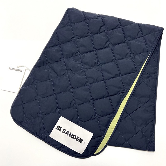 Jil Sander - 新品 JIL SANDER ジルサンダー ロゴ ダウンマフラー ...