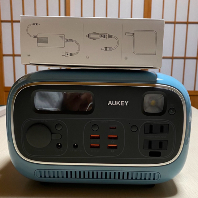 男女兼用 ⭐️限定1台⭐️AUKEY ポータブル電源 防災 レトロ ...