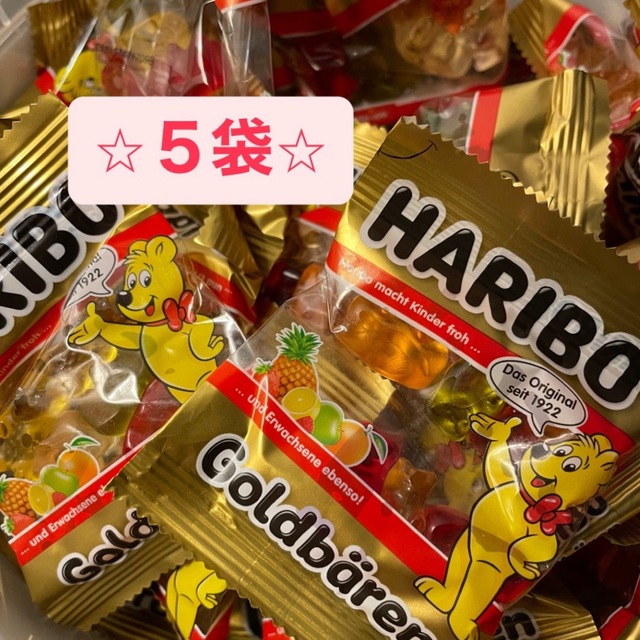 コストコ(コストコ)のコストコ　ハリボーゴールドベア　5袋 食品/飲料/酒の食品(菓子/デザート)の商品写真