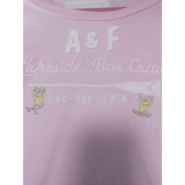 ハワイ アバクロンビー＆フィッチ アバクロＴシャツ 2枚 ピンク レディースのトップス(Tシャツ(半袖/袖なし))の商品写真