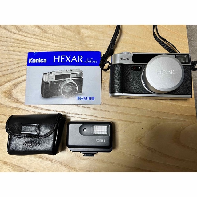 Konica HEXAR ヘキサー Silver コンパクトフィルムカメラ