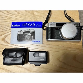 コニカミノルタ(KONICA MINOLTA)のKonica HEXAR ヘキサー Silver コンパクトフィルムカメラ(フィルムカメラ)