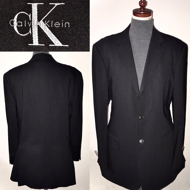 美品Calvin Klein送料込カルバンクライン定価5万程テーラードジャケット | フリマアプリ ラクマ