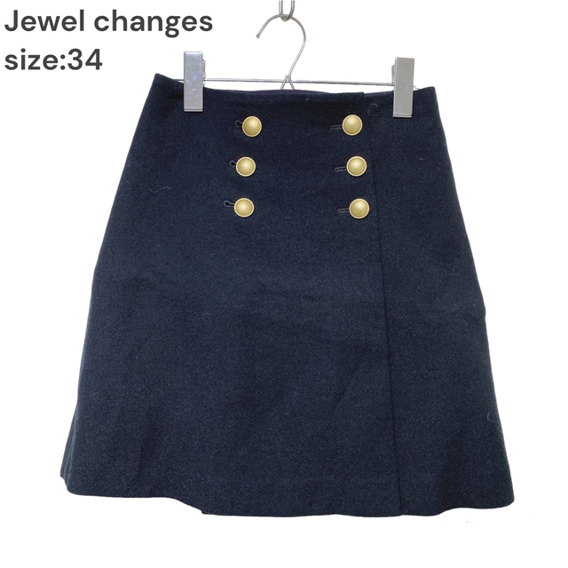 Jewel Changes(ジュエルチェンジズ)の【美品◆期間限定SALE】ジュエルチェンジズ◆台形スカート レディースのスカート(ミニスカート)の商品写真
