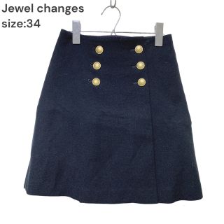 ジュエルチェンジズ(Jewel Changes)の【美品◆期間限定SALE】ジュエルチェンジズ◆台形スカート(ミニスカート)