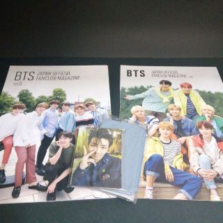 BTS ファンクラブ会報 Vol.5,6 公式パスケース おまけ付き(アイドルグッズ)