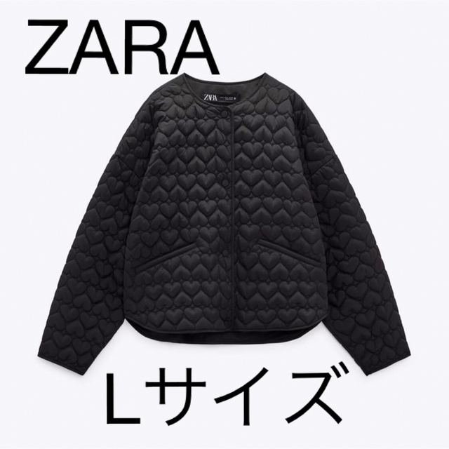 ZARA ハートキルティングジャケット