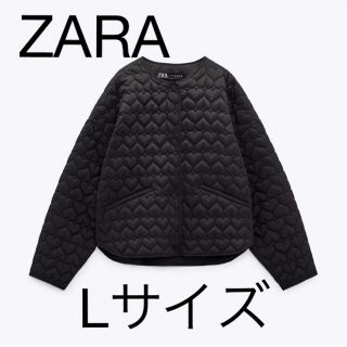 ザラ(ZARA)のZARA ハートキルティングジャケット(ダウンジャケット)