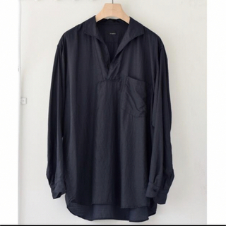 22SS COMOLI ウールシルク スキッパーシャツ サイズ2