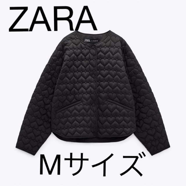 ZARA(ザラ)のZARA ハートキルティングジャケット レディースのジャケット/アウター(ダウンジャケット)の商品写真