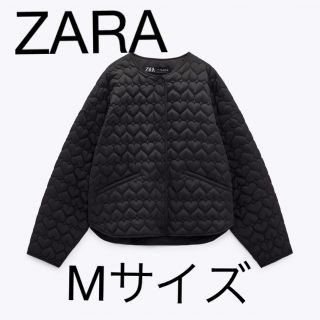 ザラ(ZARA)のZARA ハートキルティングジャケット(ダウンジャケット)