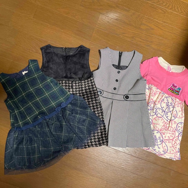 COMME CA ISM(コムサイズム)の女児　ワンピース90 4枚 キッズ/ベビー/マタニティのキッズ服女の子用(90cm~)(ワンピース)の商品写真