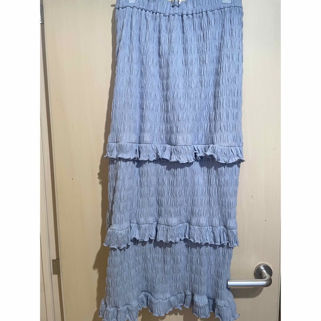 MEER. SHIRRING FRILL SKIRT /SKY 【25%OFF】 51.0%OFF www ...