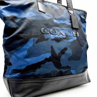 コーチ(COACH)の〘 美品 〙コーチ トートバッグ カモフラージュ 迷彩 プリント マーサー(トートバッグ)