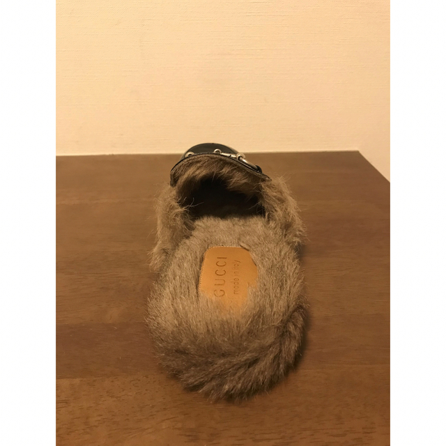未使用品 GUCCI プリンスタウン スネーク ファー ホースビット