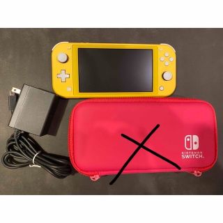 ニンテンドースイッチ(Nintendo Switch)のNINTENDO SWITCH LITE イエロー ケース付き(携帯用ゲーム機本体)