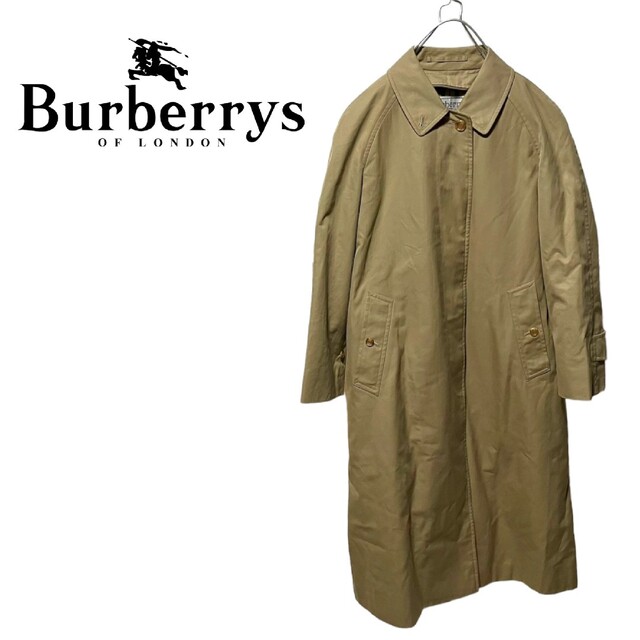 BURBERRY(バーバリー)の【Burberrys】90's 裏地ノバチェック ステンカラーコート A-417 レディースのジャケット/アウター(ロングコート)の商品写真