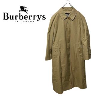 バーバリー(BURBERRY)の【Burberrys】90's 裏地ノバチェック ステンカラーコート A-417(ロングコート)