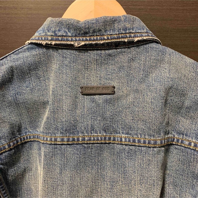 FEAR OF GOD フィアオブゴッド Selvedge Denim Long Trucker Jacket セルビッジデニムロングトラッカージャケット インディゴブルー