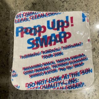 スマップ(SMAP)のSMAP Pop Up SMAP ポップアップスマップ　ミニタオル　ハンカチ(アイドルグッズ)