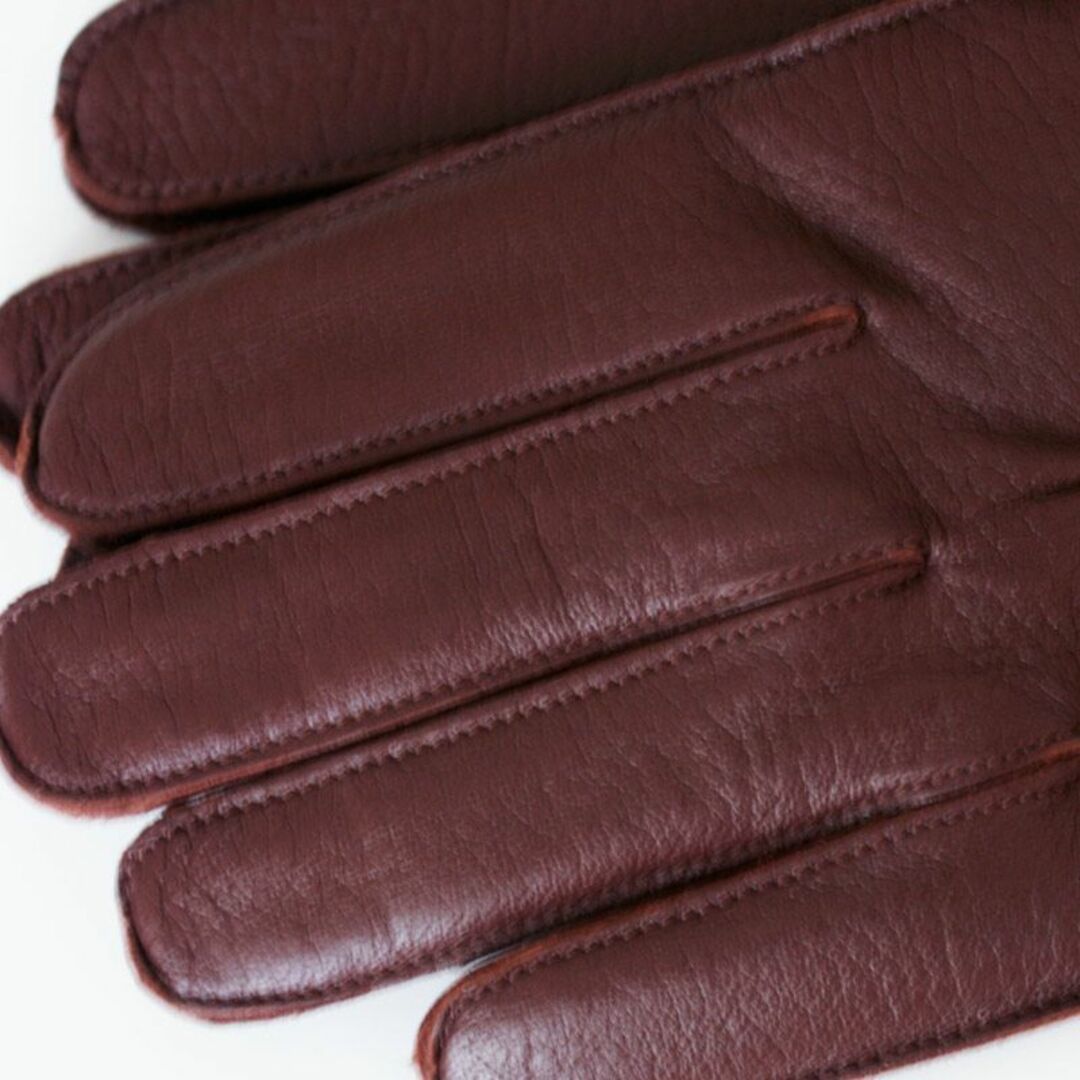 Vivienne Westwood(ヴィヴィアンウエストウッド)の新品 メンズ Mサイズ ステッチ BRN 羊革 ヴィヴィアン 手袋 メンズのファッション小物(手袋)の商品写真