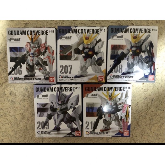 ガンダムコンバージ 206-210 全6種セット　新品