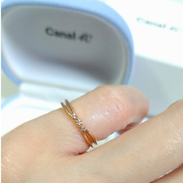 canal4℃ K10ピンクゴールド ピンキーリング canal4℃ K10ピンクゴールド ピンキーリング