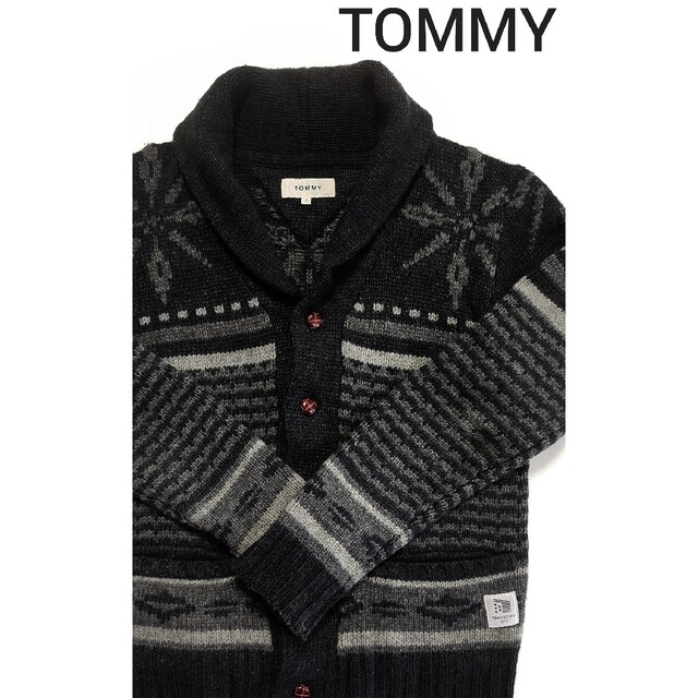 TOMMY(トミー)の【美品】TOMMY(トミー)メンズカーディガン S メンズのトップス(カーディガン)の商品写真